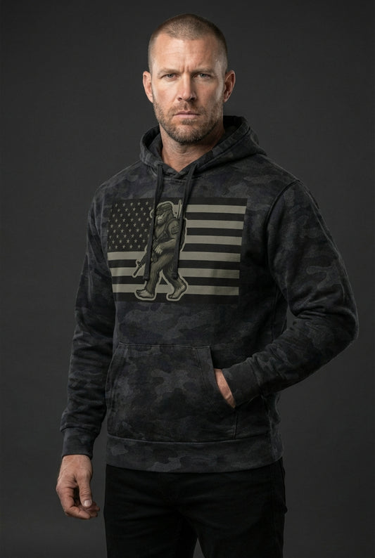Bigfoot Camo Fleece Hoodie