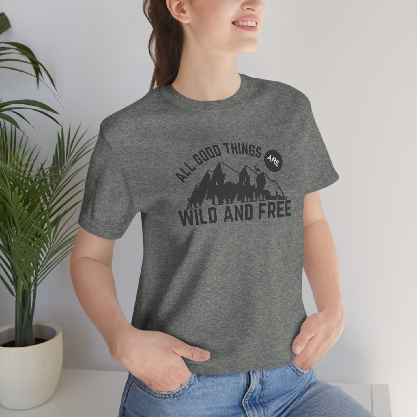 Wild and Free Unisex Jersey Short Sleeve Tee