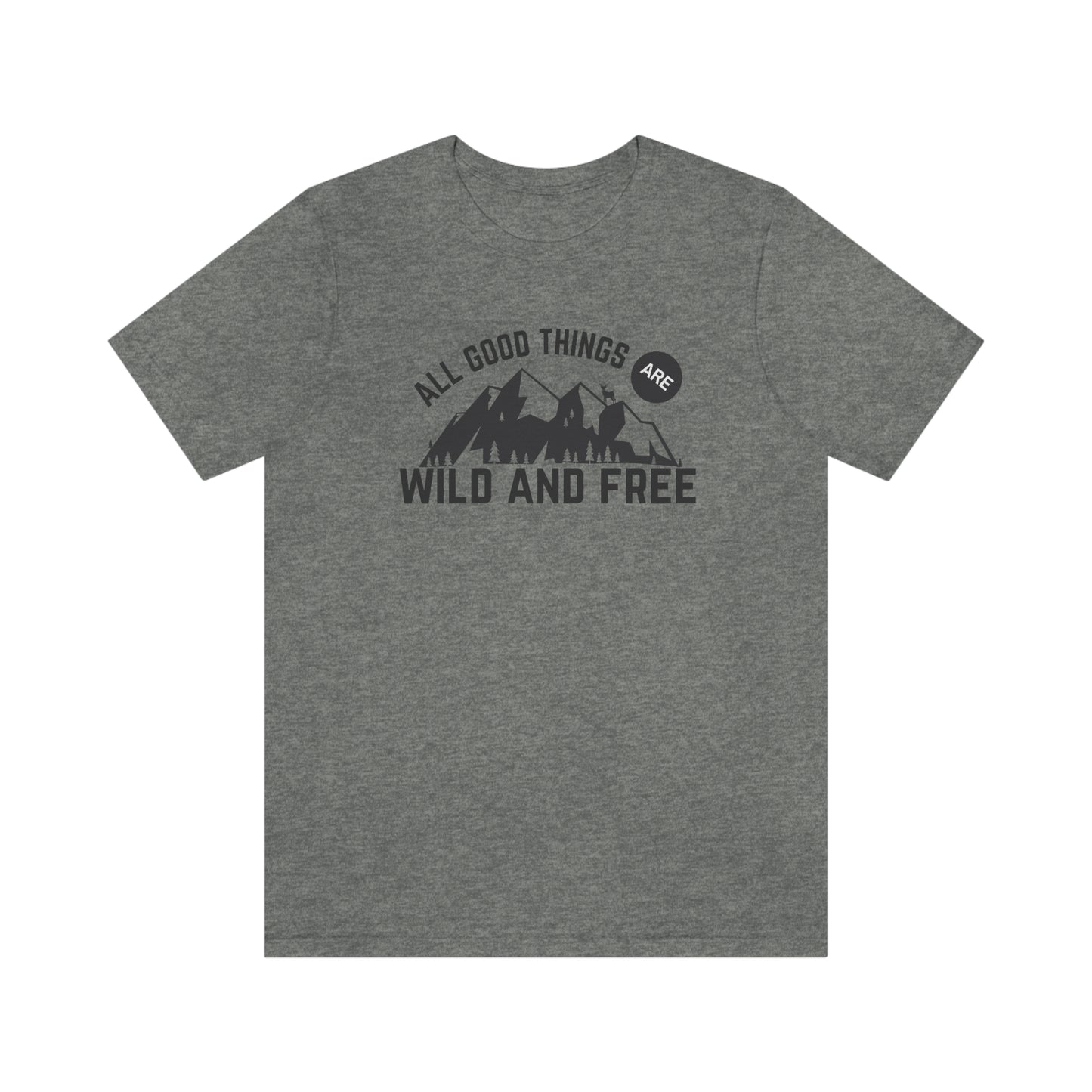 Wild and Free Unisex Jersey Short Sleeve Tee