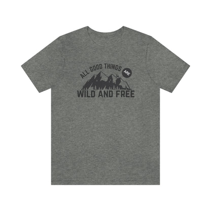 Wild and Free Unisex Jersey Short Sleeve Tee