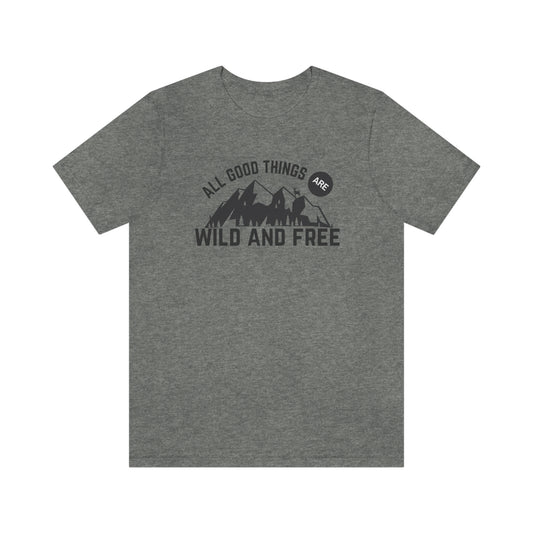 Wild and Free Unisex Jersey Short Sleeve Tee