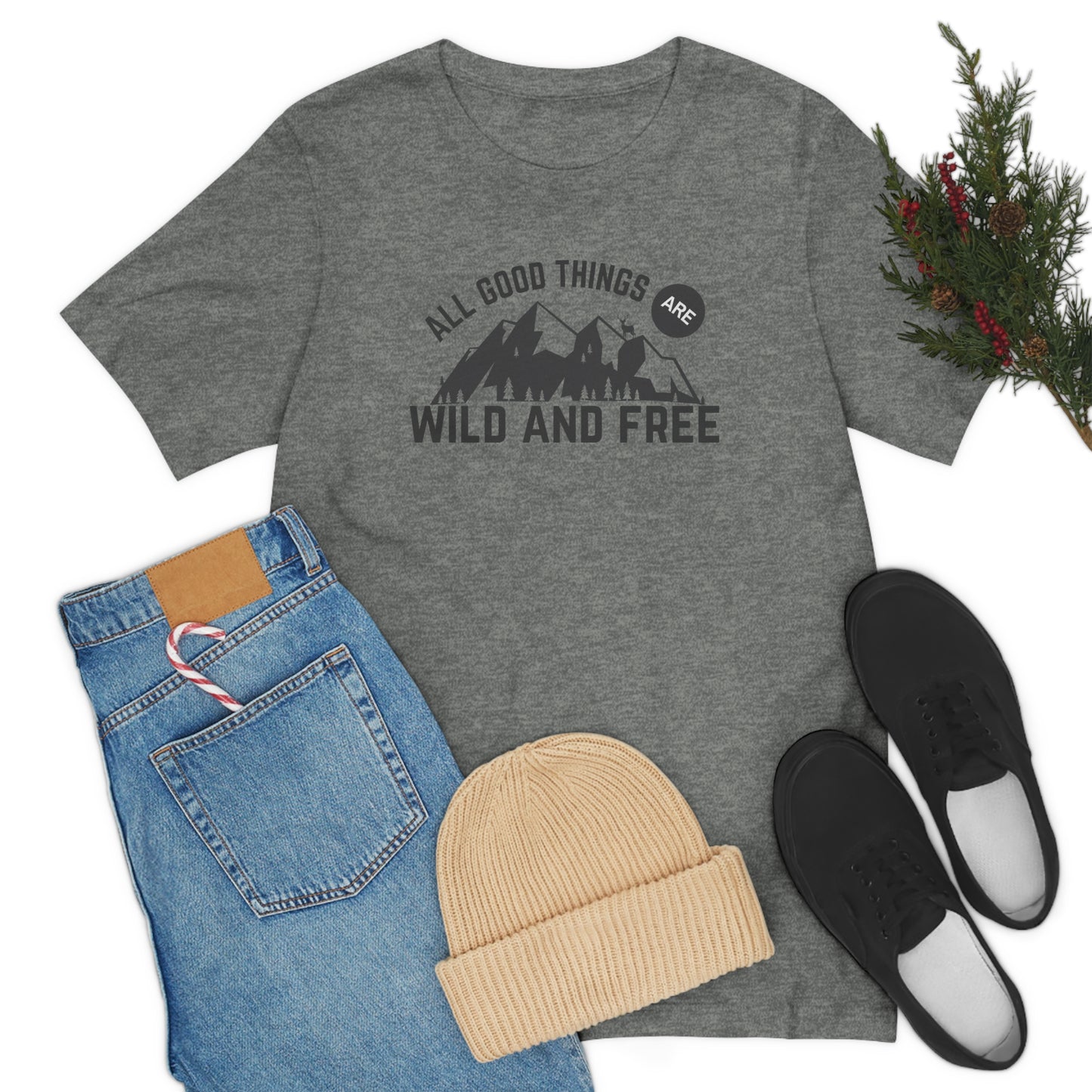 Wild and Free Unisex Jersey Short Sleeve Tee