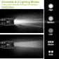 2Packs T6 Tactical Military LED Flashlight 50000LM Zoomable Rechargeable Flashlight Torch w/ 5Modes SOS Night Light
