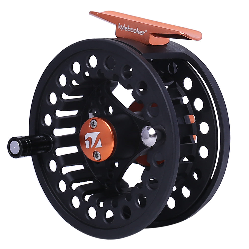 Kylebooker Fly Fishing Reel Large Arbor with Aluminum Body Fly Reel 3/4wt 5/6wt 7/8wt