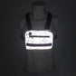 Chest Rig Bag Reflective Tactical with Multi Pockets for Night Running Cycling Walking Trekking Jogging Climbing