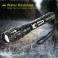 2Packs T6 Tactical Military LED Flashlight 50000LM Zoomable Rechargeable Flashlight Torch w/ 5Modes SOS Night Light