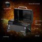 Outdoor Portable Tabletop Pellet Grill and Smoker with Digital Control System for BBQ