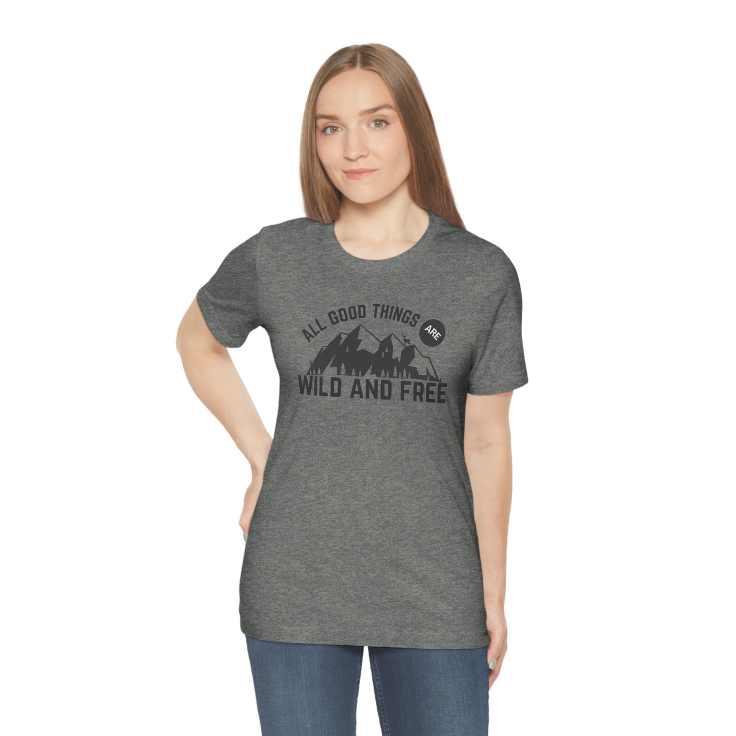 Wild and Free Unisex Jersey Short Sleeve Tee