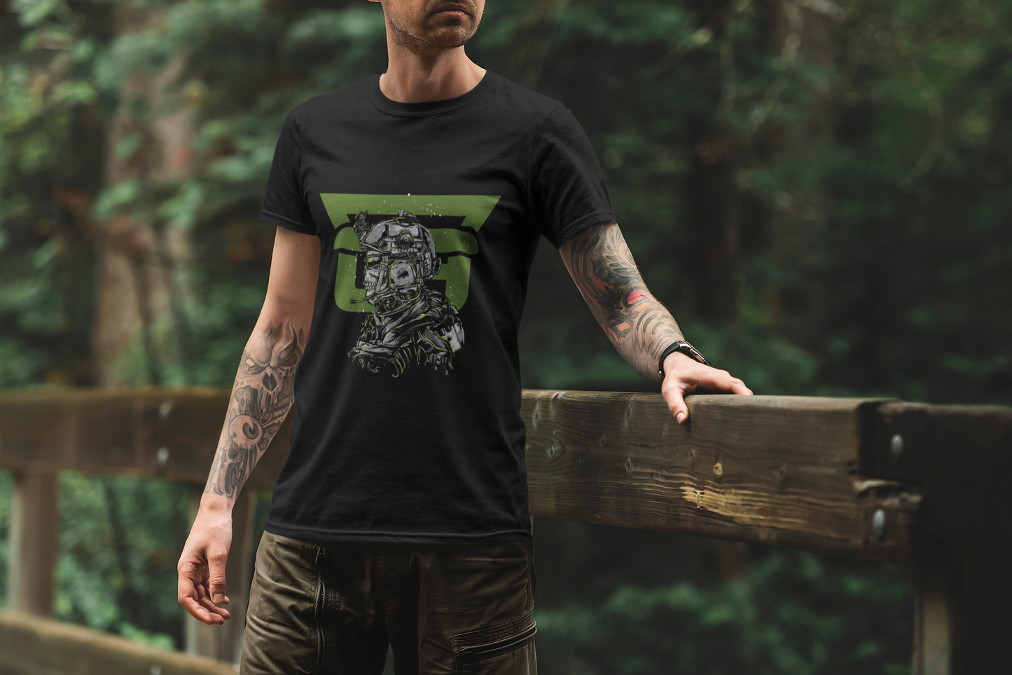 OA Green Tactical Unisex Jersey Short Sleeve Tee